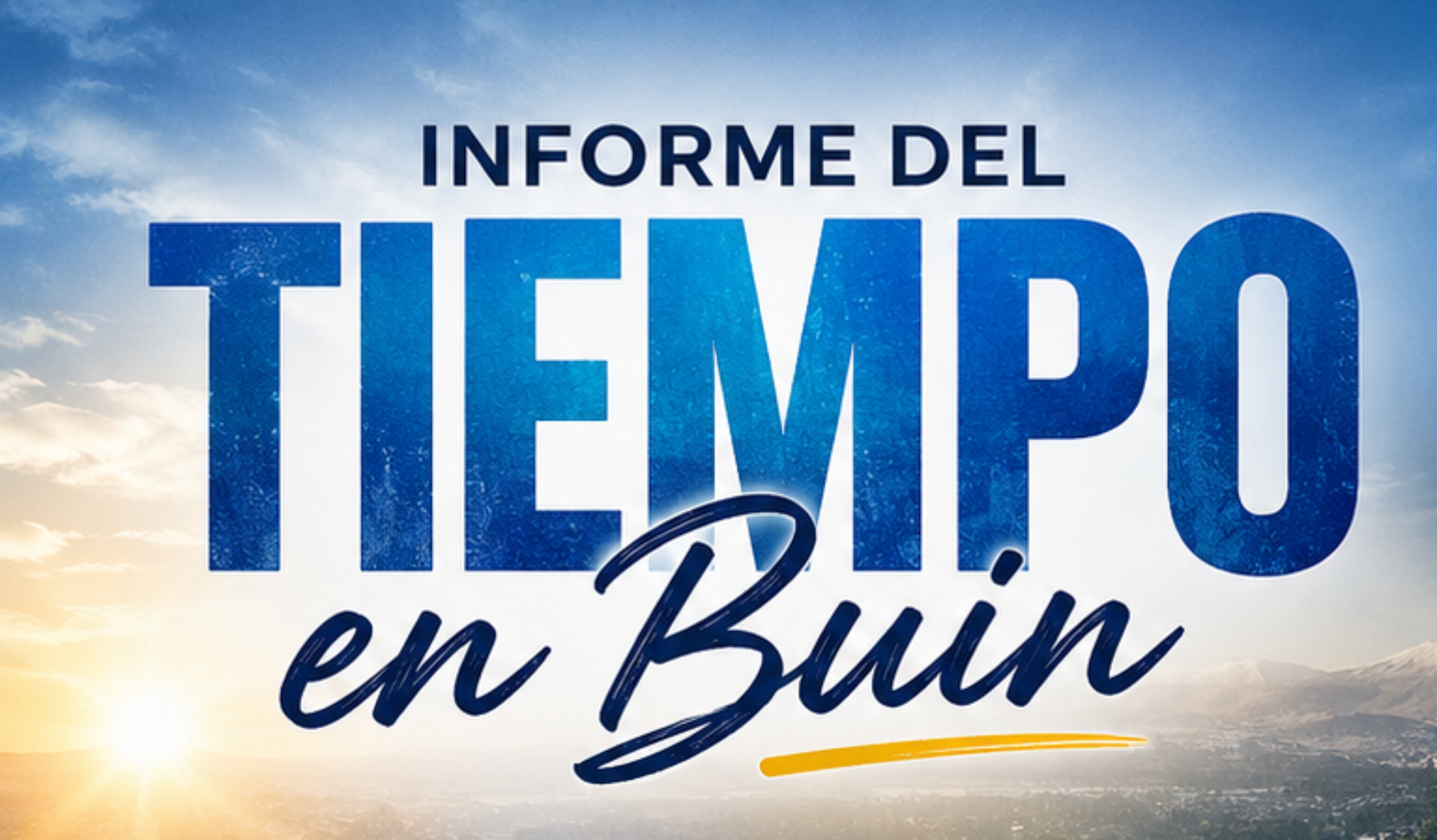 🌦️ Informe Meteorológico – Buin